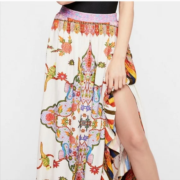 Free People Devansh Skirt in Kali Print Small - Picture 8 of 10